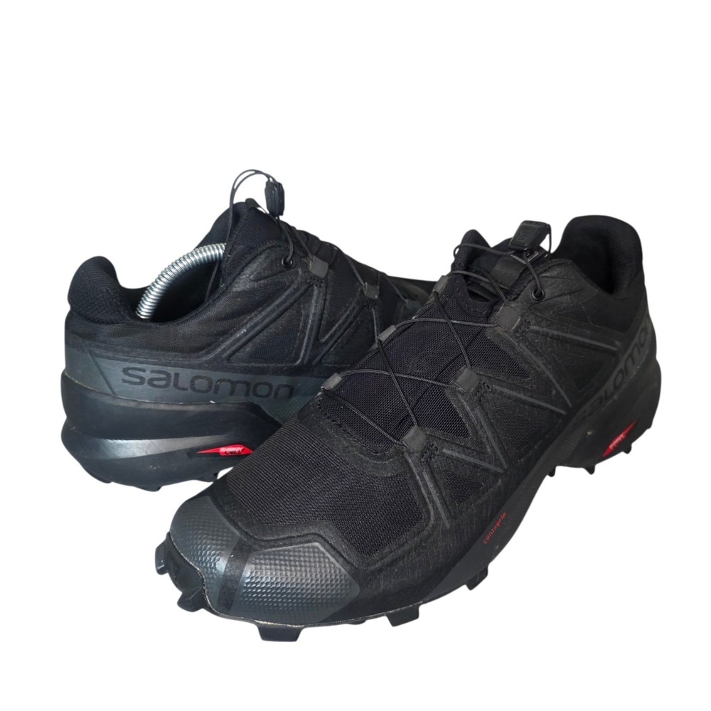 Salomon Speedcross 5 Mens 11 Black Trail Running Shoes Hiking Gorpcore 407935